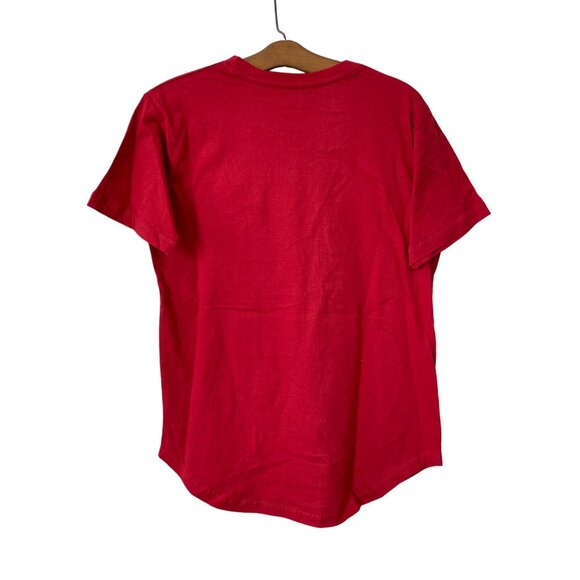 Pressbox University Of Arkansas Razorbacks Graphic T Shirt Women Medium Red NEW - Picture 2 of 6